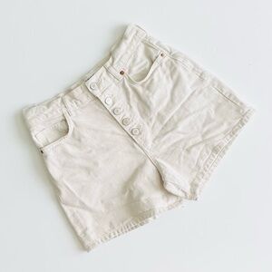 Reformation SIZE 26 Amy Button Fly High Rise shorts